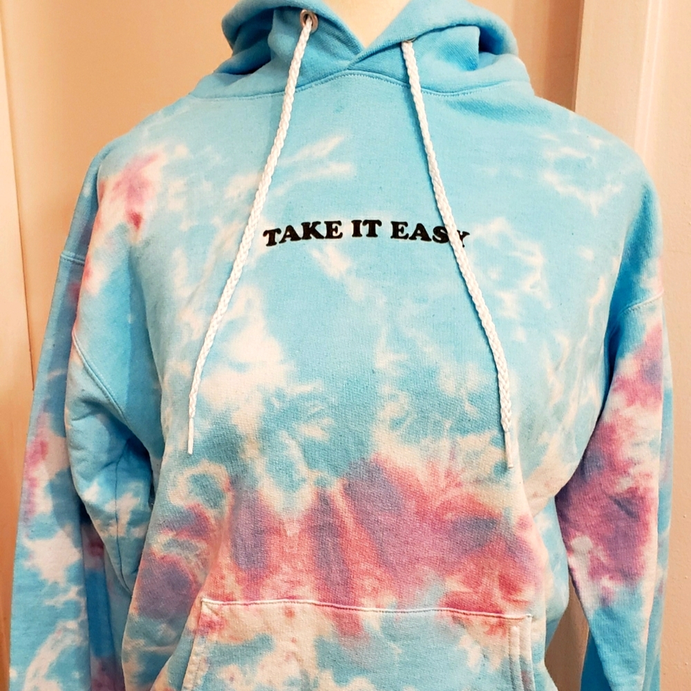 Artist Union Pullover Hoodie Tie Dye print